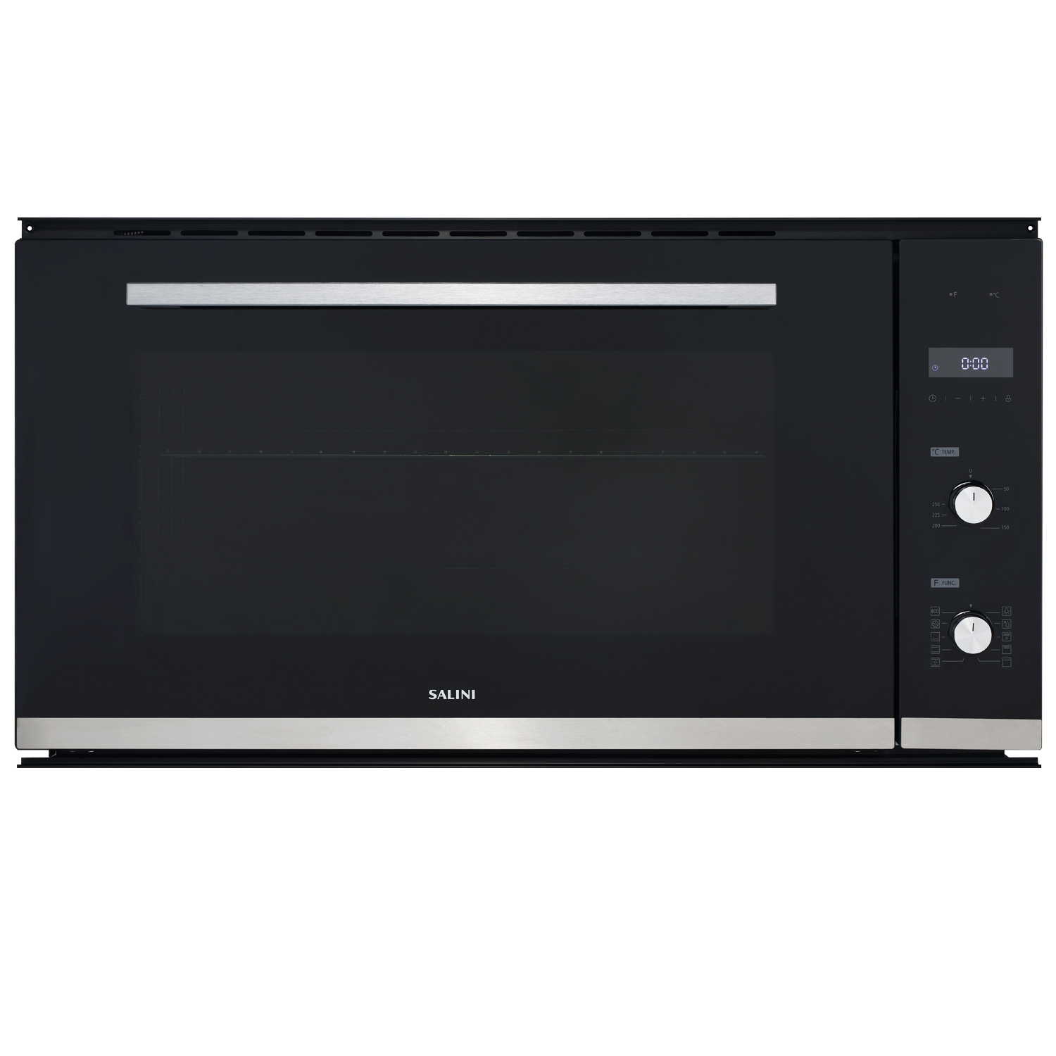 SALINI-oven-900-front-cheap-builder-budget-premium-stylish-90-90cm-900mm-built-in-wall-WEB Built In 90cm Digital Oven - Image 1